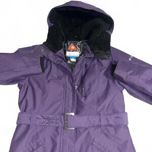 Columbia Womens XS BEVERLY MOUNTAIN II Omni-Heat Waterproof Insulated Jacket